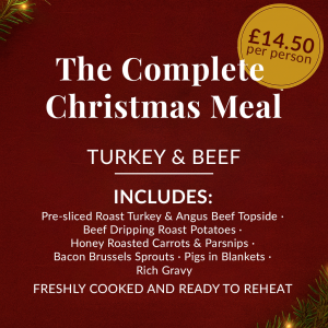 Complete Christmas Meal – Turkey & Beef